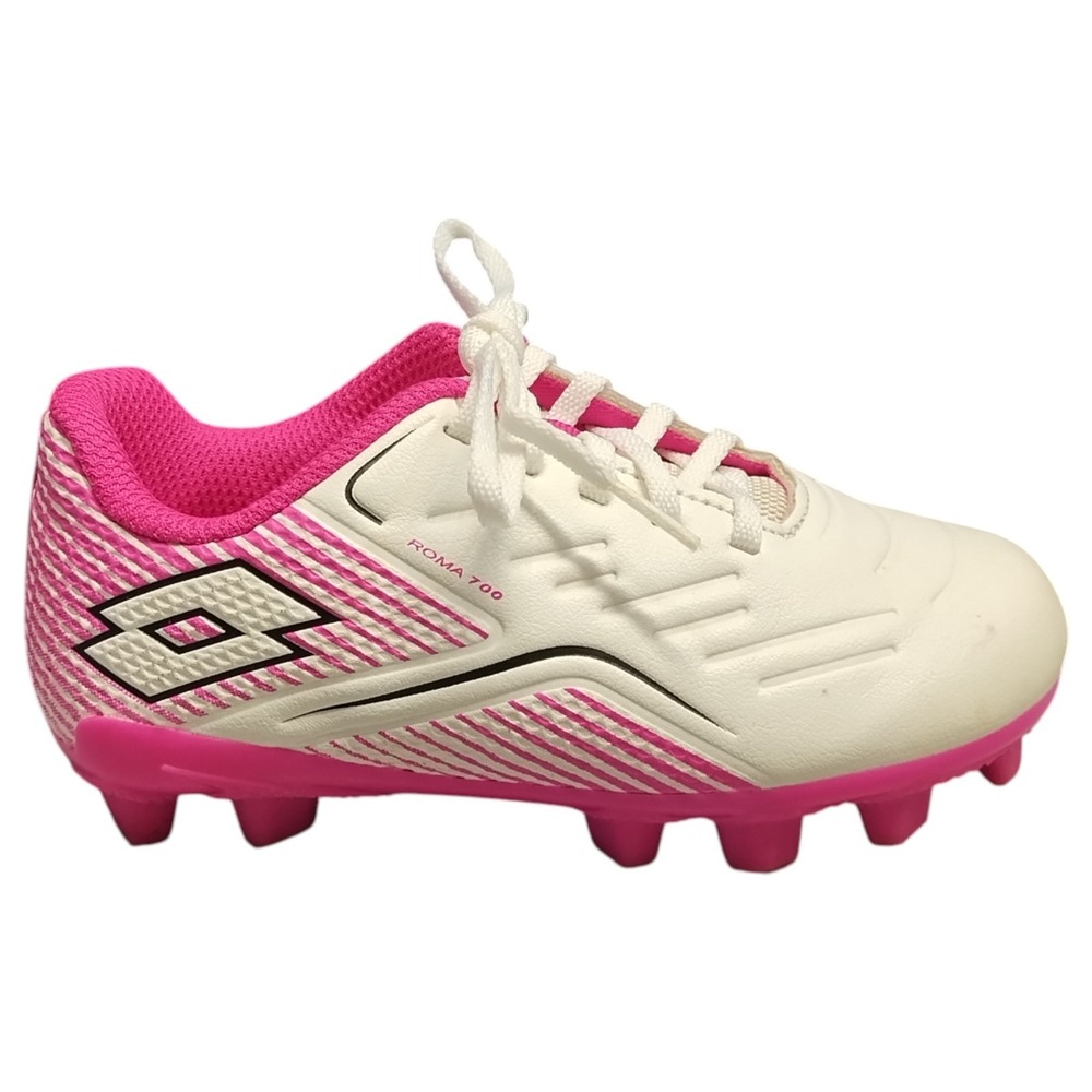 Lotto Roma 700 Soccer Cleats Kids US Size 9K Multi Athletic‎ Round Toe Lace Up